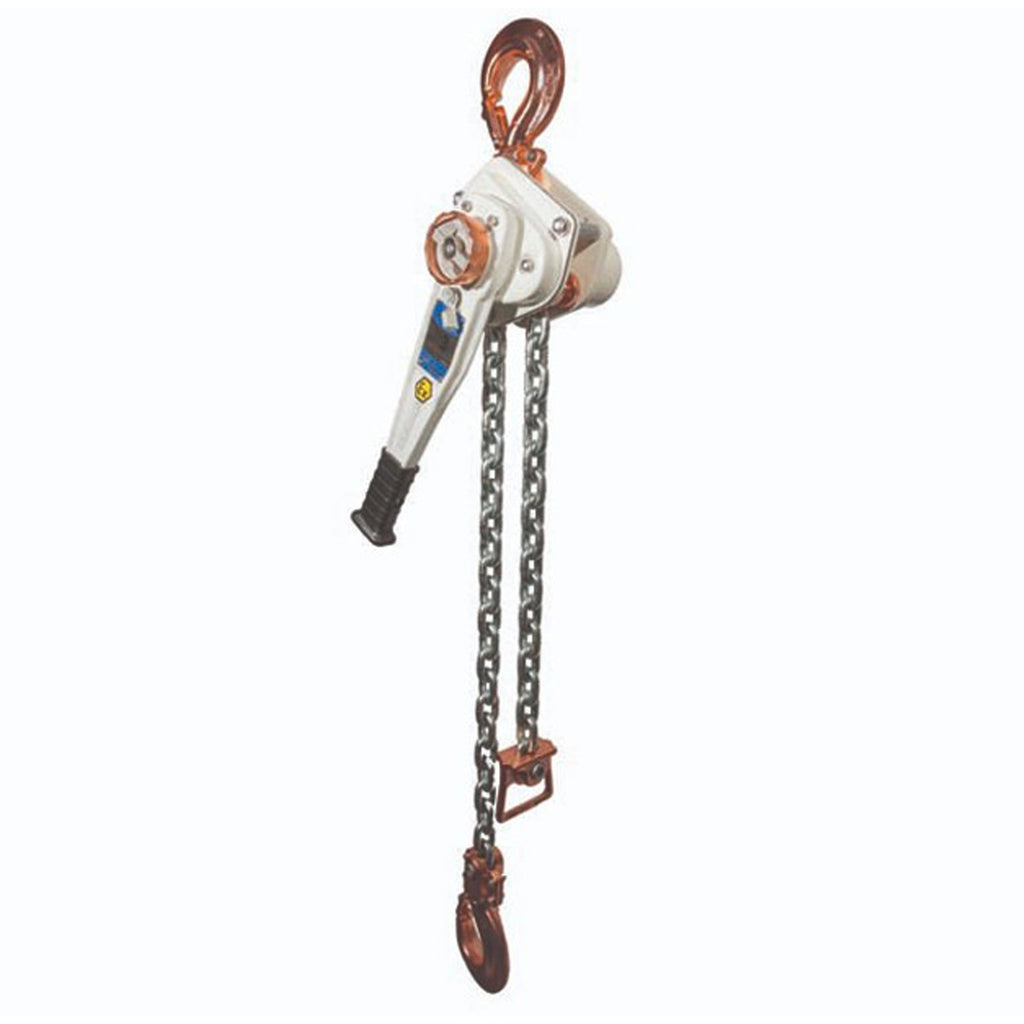 0.8t Tiger Spark Resistant Lever Hoist with Working Load Limiter - Model SS19 XSS