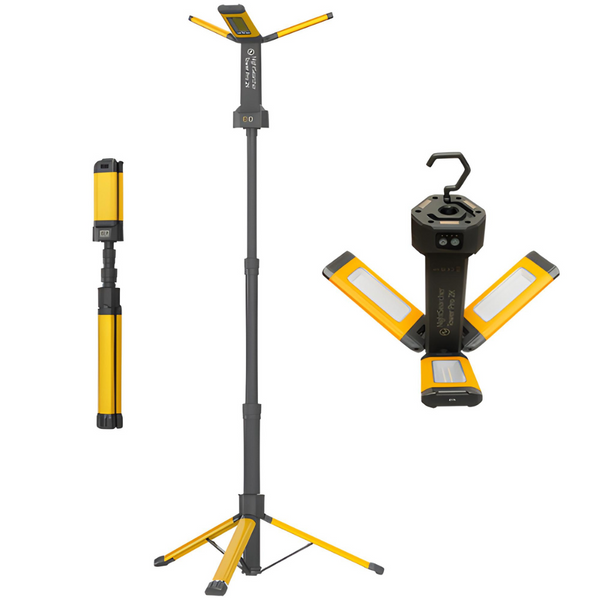Nightsearcher Tower Pro 2K  - 2000 Lumens - Rechargeable + AC Work Light from RiggingUK