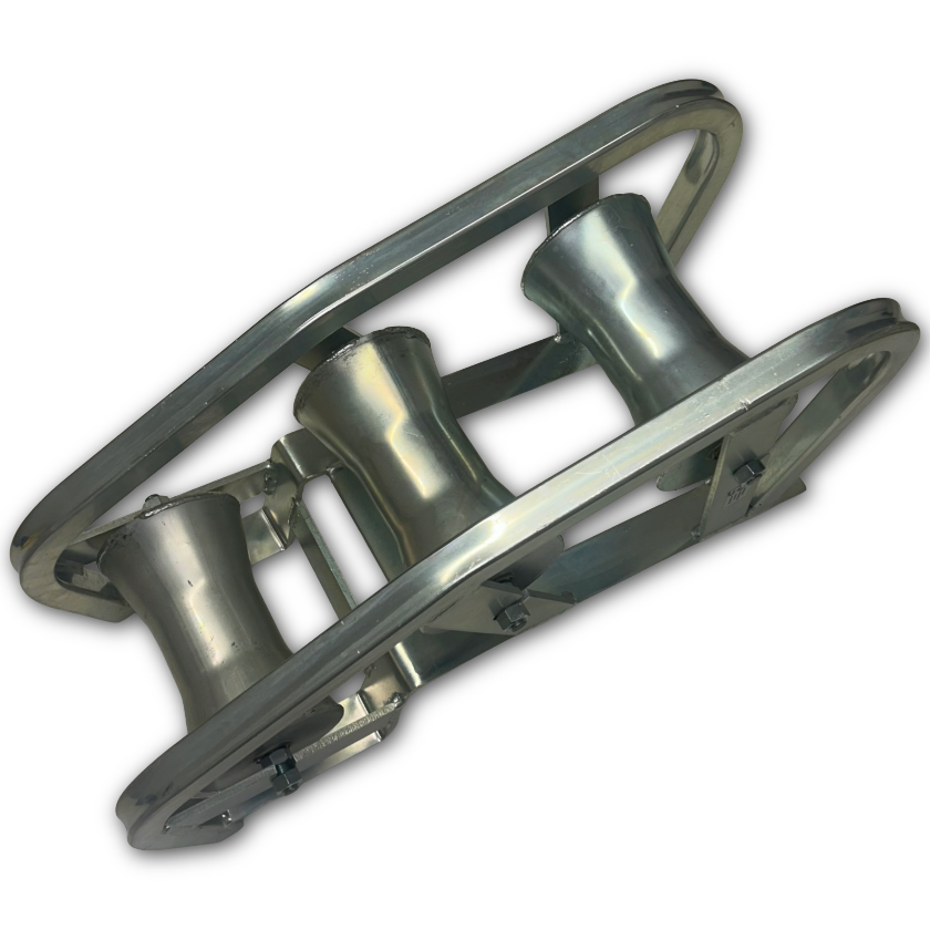CABLEITUK Lead in Triple Manhole Cable Roller