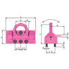 RUD - VRBG 31.5t and 50t - Load Ring on Plate for Bolting Main Dimensions from RiggingUK