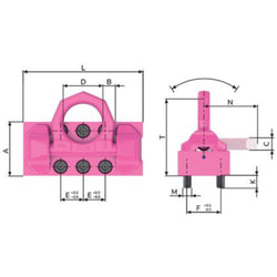 RUD - VRBG 31.5t and 50t - Load Ring on Plate for Bolting