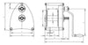WIMAG - SW3000 Braked Rope Hand Winch 3000kg