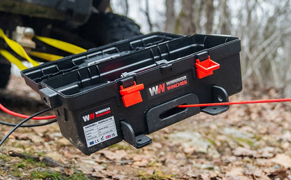 Trojan Portable Utility 12v (1814kg) Winch with Synthetic Rope in operation