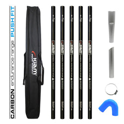  CARBON Fibre Endurance Range Push-fit Gutter Vacuum Pole Kit - (51mm Diameter) 20ft-40ft Kits 40ft (12m) Kit