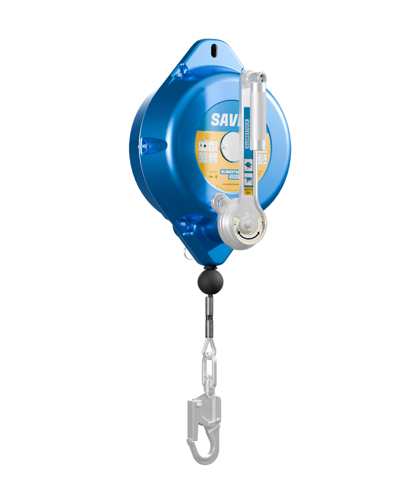 Globestock SAVER 30m Length Galv Fall Arrester with Rescue Mechanism SRL-R 30m