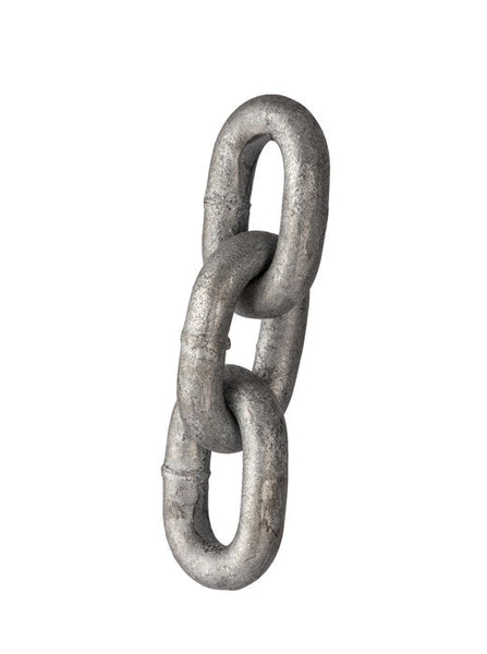 Mild Steel Short Link Chain Galvanised  (Sold By the Meter)