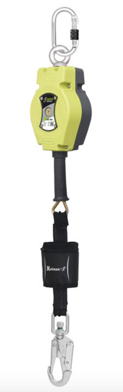  Kratos - 3.5m Length Helixon-S Retractable Wire Rope Fall Arrest Block 3.5m - Vertical & Horizontal