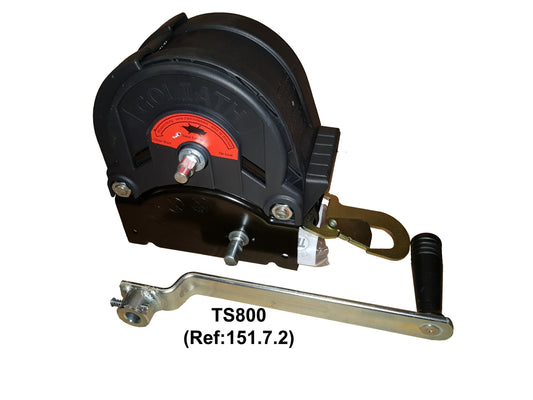 TS Series Goliath Boat Trailer Security Winch - Complete with Strap and Hook TS800 / 800kg / 8m