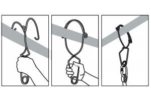 Small INOX Anchorage Hook