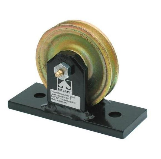 Haacon 1000kg SWL - Pulley & Bracket - 130mm ø - Rope ø 8-10mm