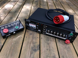  Out Board LV6x Low Voltage 6 Way Chain Hoist Controller with Remote & 10m Cable