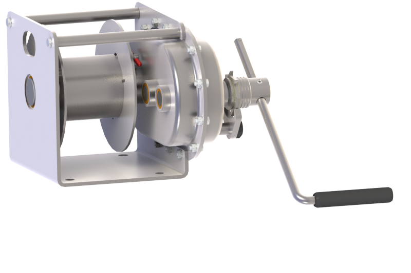 GEBUWIN - TC1000 and TC1500 GR/FS SPUR GEAR CONSOLE WINCH - PAINTED FINISH