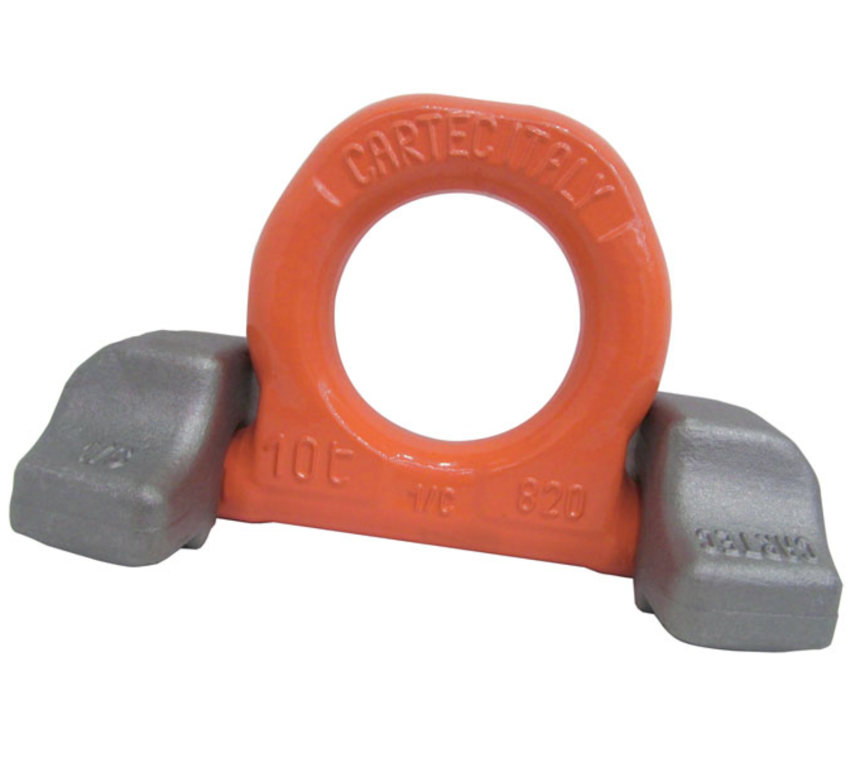 Cartec Grade 10 Double Base Weld-on Lifting Ring - 820X 16t