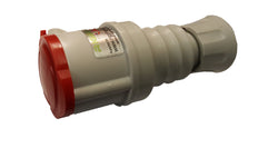  Red Female 16A 4 Pin Socket 400V Ref: 280-3