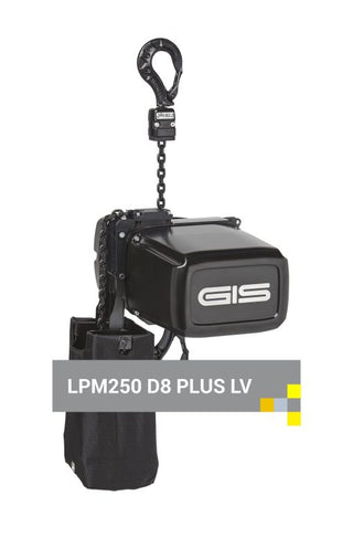GIS LPM250 250kg Electric Chain Hoist D8+ Low Voltage Controlled 18m HoL