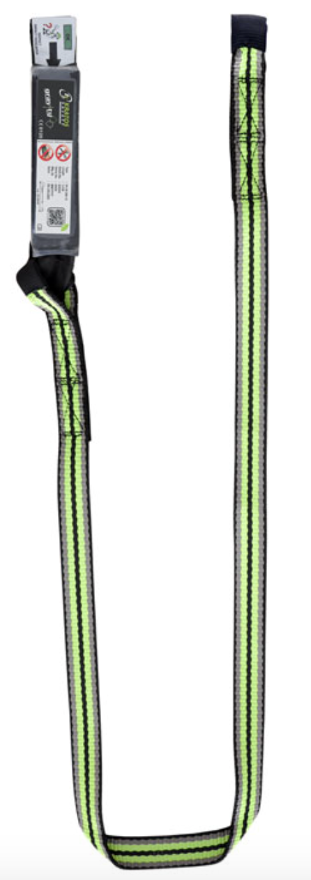 Kratos - 1.5m or 1.8m Shock Absorbing Webbing Lanyard with Textile Ends 1.5m