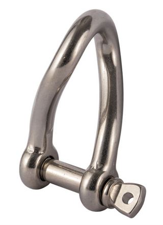  Stainless Steel Twisted Shackle 10x9.5mm