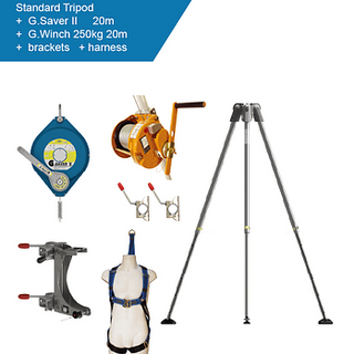 GLOBESTOCK G.Tripod 230 Standard TRIPOD KIT 7 (20m)