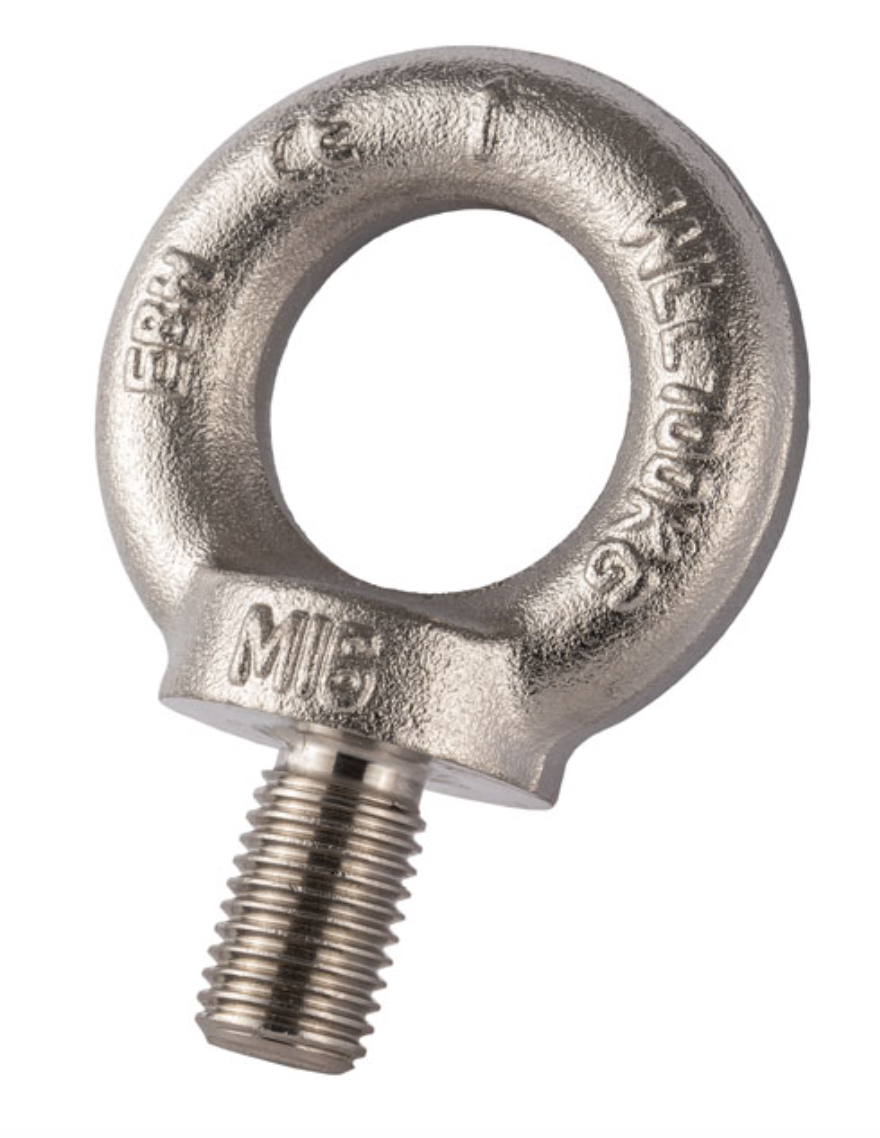 Stainless Steel Load Rated Eyebolt - AISI 316 0.34t / 12mm