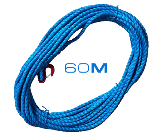  Securpulley 18mm Diameter Polypropylene Rope - 60m with Hook