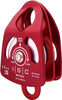 ISC Medium Double Prussik Pulley - Aluminium - MBS 50kN - Max Rope Dia 13mm Bushing