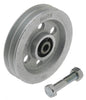 Galvanised Cast Iron Double Groove Pulley Type ETT-74D : 300-500kg 800kg - Pulley Ø210mm - Max Rope Ø6.5mm