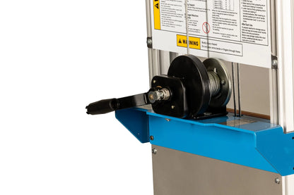 Lightweight Aluminium Hand Stacker Truck - Wide Base Legs