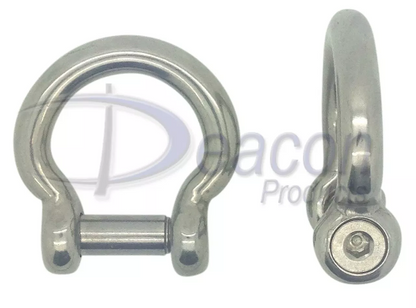  Stainless Steel Hexagon Socket Countersunk Pin Bow Shackle (166-16)