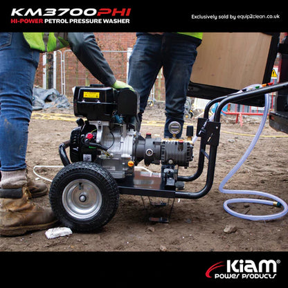 Kiam KM3700PHI (HIFLOW) Petrol Pressure Washer Jet Cleaner (14HP) 21lpm