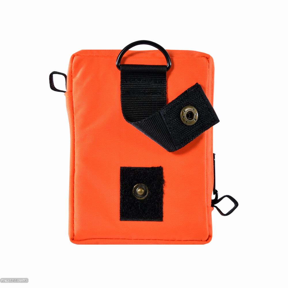 STEIN - SOLO - Personal Bleed Control Kit - back of pouch - how it attaches to a belt or harness