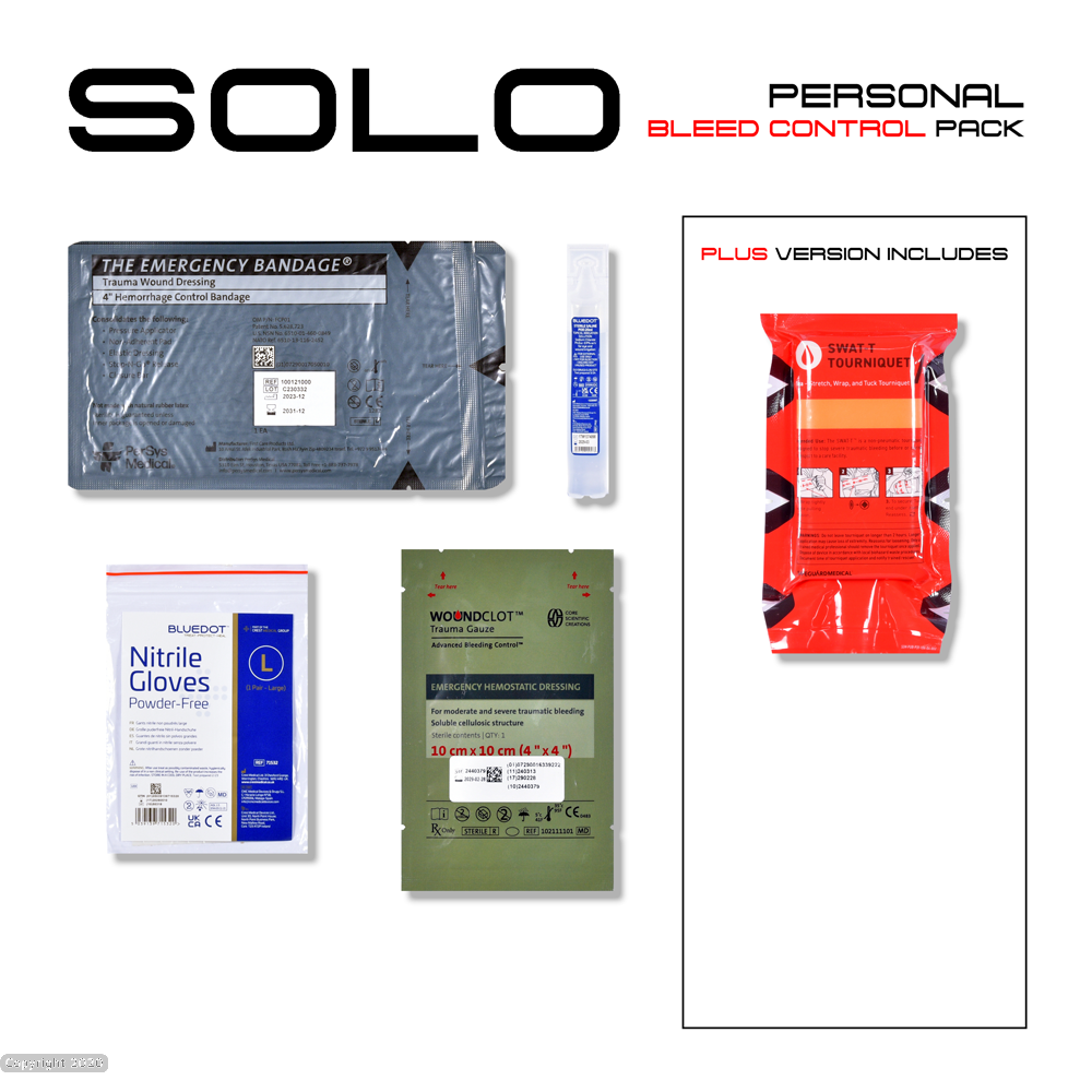 STEIN - SOLO - Personal Bleed Control Kit - what's in the kit 