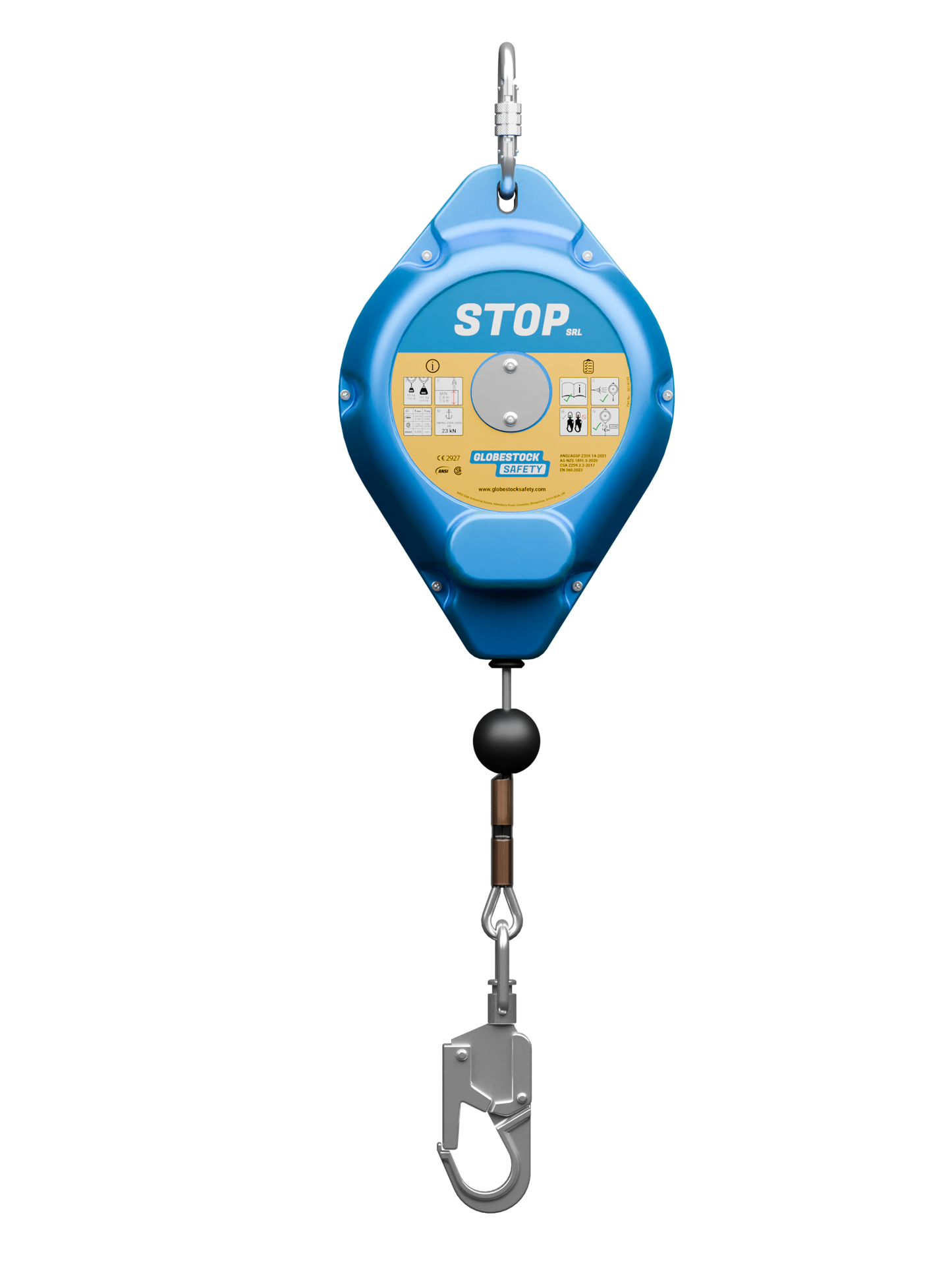 Globestock STOP Fall Arrest Block - SRL - 30m Synthetic Rope
