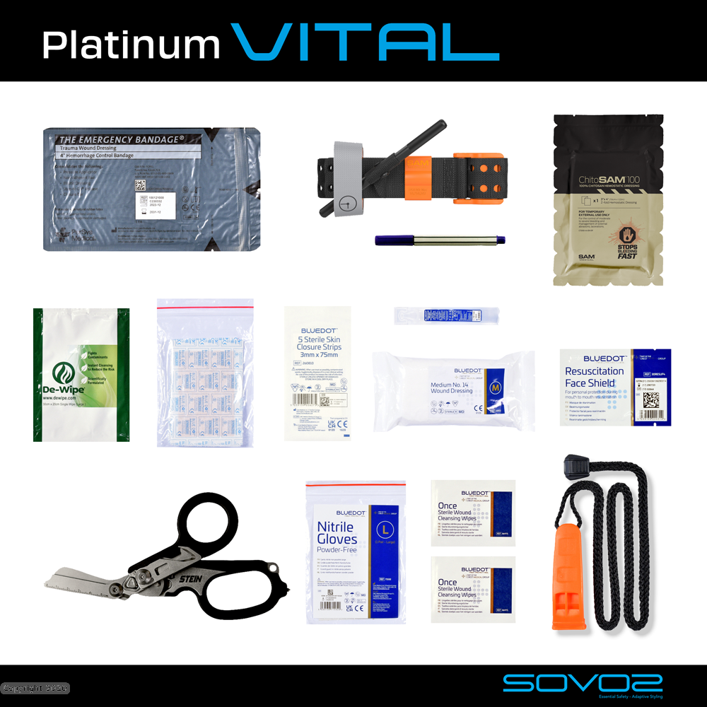 SOVOS - Platinum VITAL bleed Control Trauma Kit