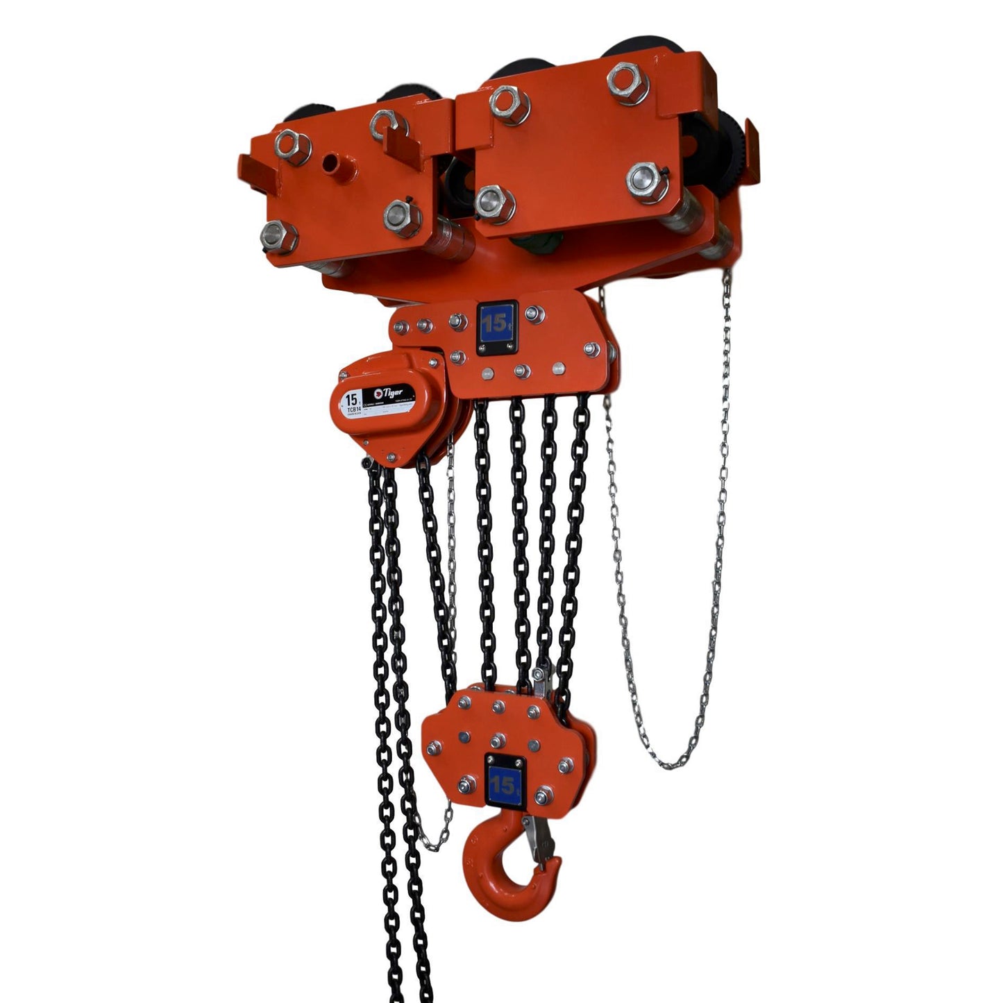 TIGER COMBINED CHAIN BLOCK & GEARED TRAVEL TROLLEY