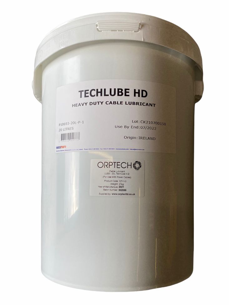 20 Litre Techlube - Heavy Duty Cable Lubricant for Power Cables