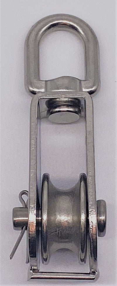 32mm Single Pulley Block with Swivel Eye Ref: 166-12 from Winchshop