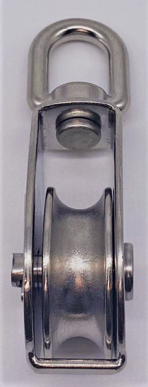 50mm Single Pulley Block with Swivel Eye Ref: 166-12 from Winchshop