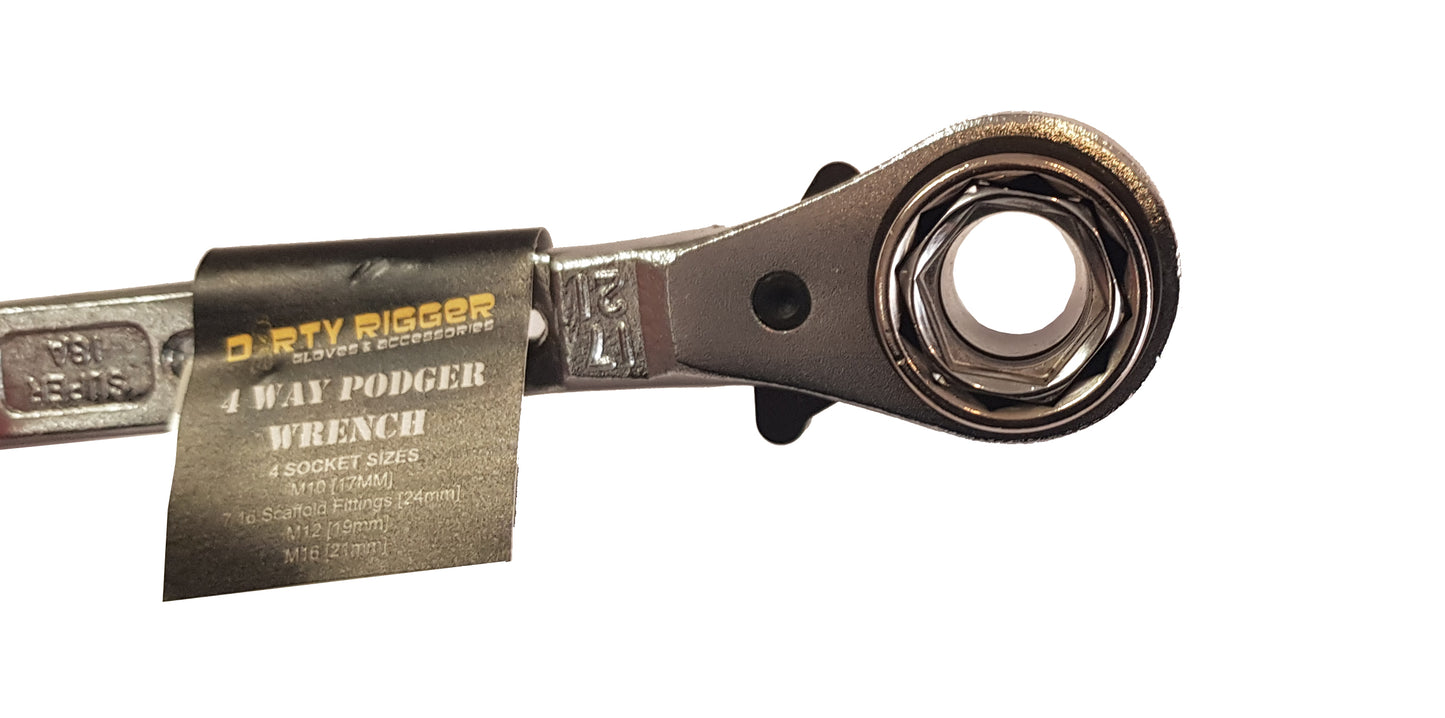 Dirty Rigger 4-in-1 Podger Ratchet US Style (Imperial)