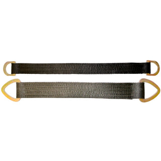  Black Truss Strap with D Links Each End - SWL 250 kgs - 25mm wide