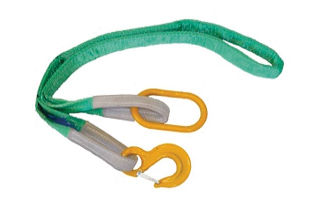 Warrior Winches Competition Strop - 2m Long with Hook and Masterlink from RiggingUK