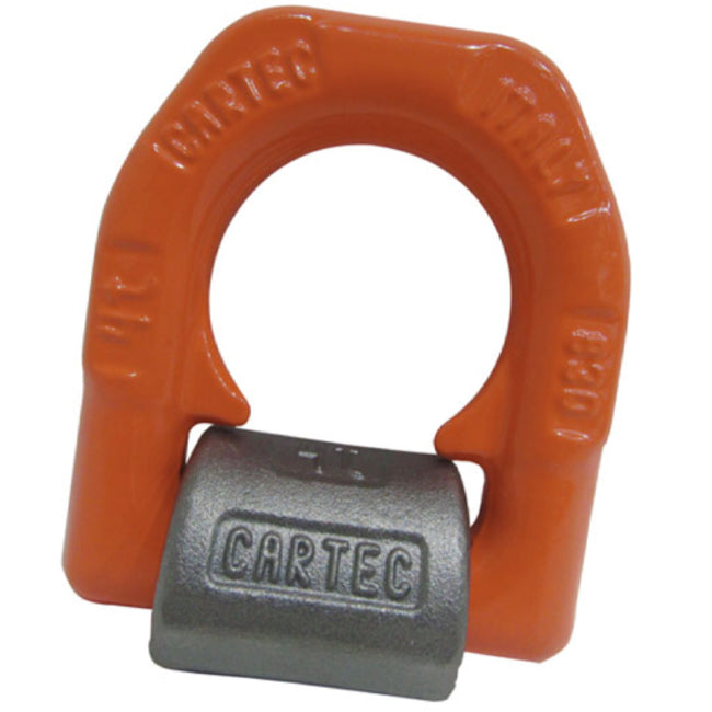 Cartec Grade 10 Single Base Weld-on Lifting Ring with Spring - 830X