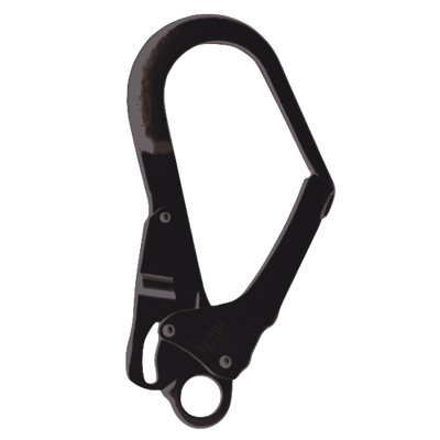 Spring Loaded Scaffold Hook 140kg with Black Finish