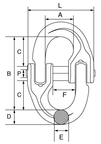 Grade 8 Component Connecter to BS-EN 1677-1