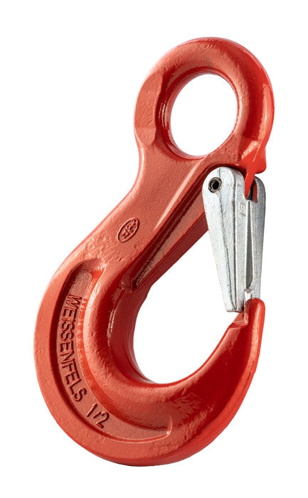 Grade 8 Eye Sling Hook with Safety Catch to BS-EN 1677-2