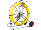 FIBERGLASS ROD Ø 9MM WITH STEEL CAGE INCL. NEW DOUBLE-OUTLET SYSTEM 150m