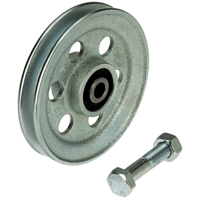 Galvanised Cast Iron Single Pulley Type ETT-74 : 100 to 1,000kg complete with fixing bolt
