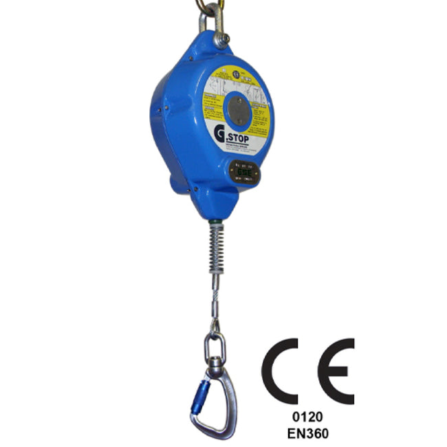 Globestock G.Stop™ 136kg Fall Arrester 34 Metre Galvanised or Stainless Steel Cable