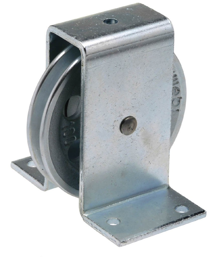 WEBI Pulley Type ETT-160 - Galvanised cast iron pulley with pressed steel bracket (ETTER)