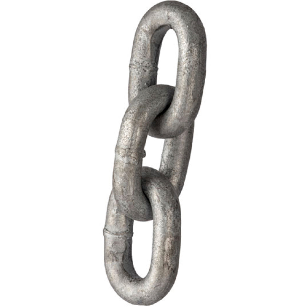 Mild Steel Short Link Chain Galvanised  (Sold By the Meter)