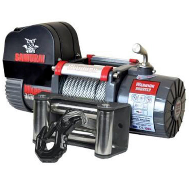 Samurai 9500 (4309kg) Short Drum Winch with Steel Cable